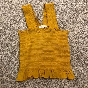 LA hearts yellow tank